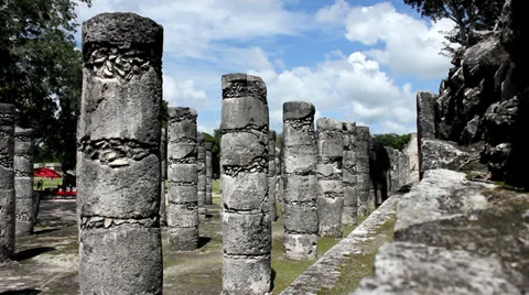 Mayan civilization in Mexico Stock Footage 32156238