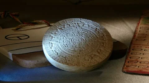 Mayan Codex, pan right Video stock 12370598