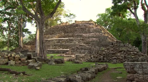 Mayan Copan Ruins 스톡 동영상 52188039
