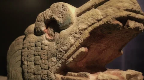 Mayan feathered serpent 動画素材 34256210