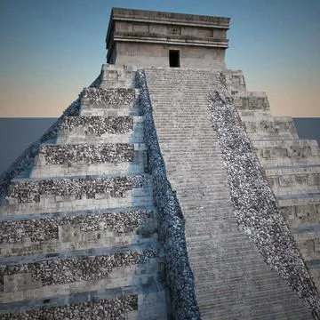 3D Model: Mayan Pyramid El Castillo #91499729 | Pond5
