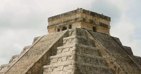 Mayan Pyramids of Chichen Itza Stock Footage 95448324