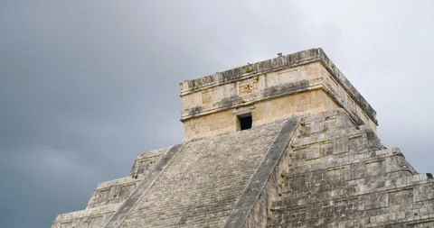 Mayan Pyramids of Chichen Itza Stock Footage 95448507