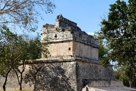 Mayan Ruin at Chichen Itza Foto stock