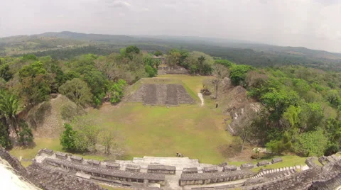 Mayan Ruins in Belize Stock Footage 46039383