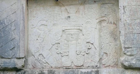 Mayan Ruins in chichen itza Mexico Stock Footage 95448401