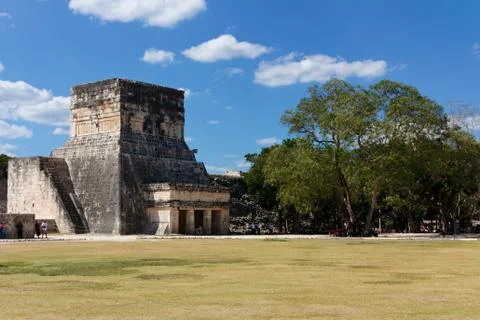 Mayan Ruins at Chichen Itza Stock Photos