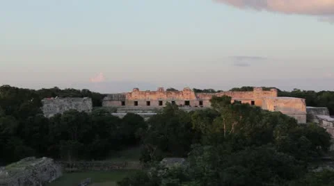 Mayan ruins of Uxmal Stock Footage 11067272