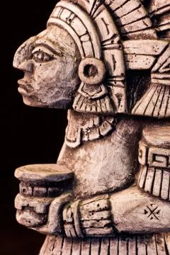 Mayan sculpture Stock Photos