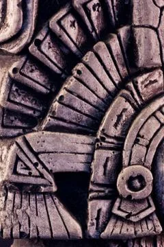 Mayan sculpture Stock Photos