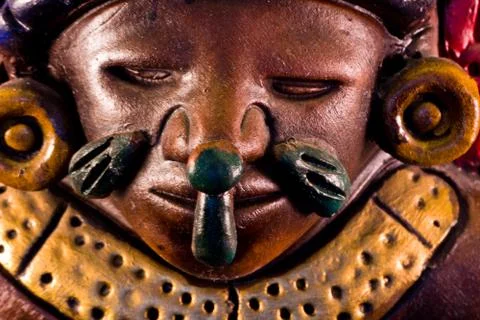 Mayan sculpture Stock Photos