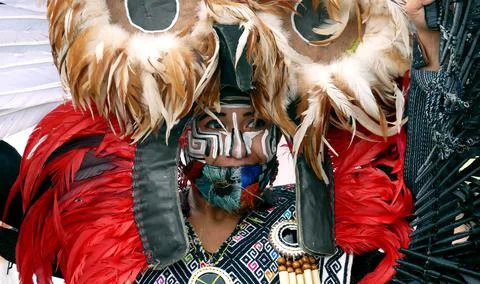 Mayan_Warrior Stockfoto's