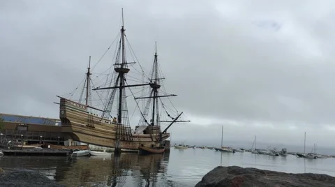 Mayflower II Stock Footage