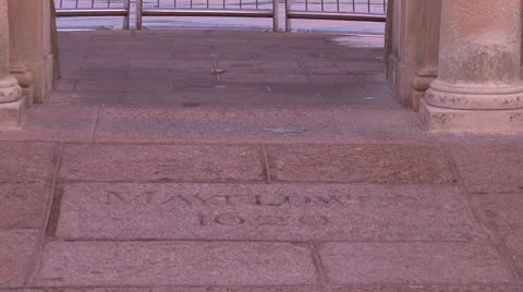 Mayflower Monument Video stock 8950986