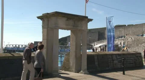 Mayflower Steps Stock Footage 18011089