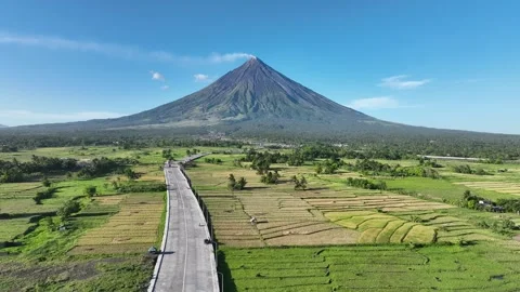 Mayon Volcano Stock Footage 278453477
