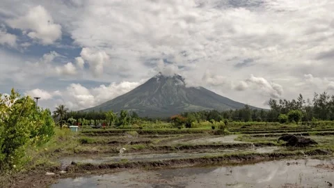 Mayon Volcano Timelapse Stock Footage 233756987