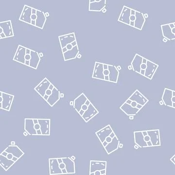Mayonnaise bag line vector seamless pattern flat Stock Illustration
