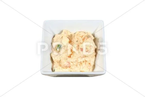 Mayonnaise on a bowl Stock Photos
