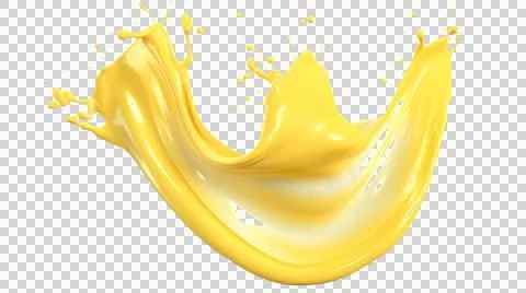 Mayonnaise drop and splash element Stock Illustration