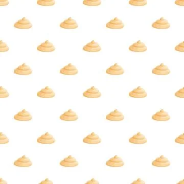 Mayonnaise sauce condiment swirl pattern seamless background Stock Illustration