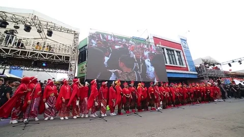 The Mayor of Bogor City Stock Footage 124769719