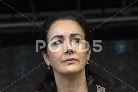 Mayor Femke Halsema At Amsterdam The Netherlands 2019 Stock Photos