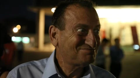 Mayor of Tel Aviv Ron Huldai 스톡 동영상 40831792