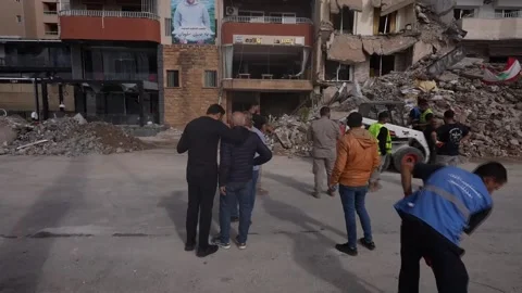 Mayor of Tyre claims "some damage" to UNESCO world heritage sites, TYRE, LB - 30 Stock Footage 293929072