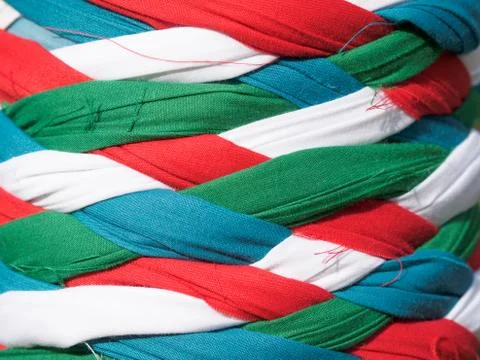 Maypole fabric braid Stock-Fotos