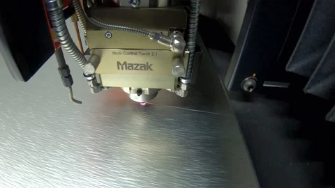 Mazak Laser Cutter Stock Footage 201265810