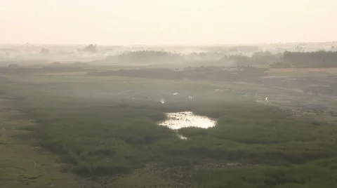 Mazar-e Sharif, ruins of ancient Balkh, pan left, Afghanistan.mp4 Stock Footage 61427632