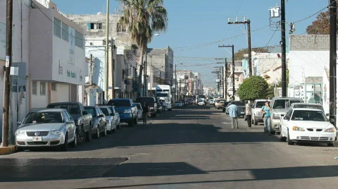 Mazatlan road intersection P HD 4854 Stock Footage 562842