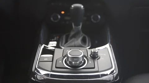 Mazda CX-9 car interior footage Stock Footage 88595453