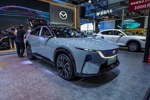 MAZDA Makes its Debut at the 23rd Changchun Auto Expo Fotos de archivo