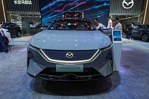 MAZDA Makes its Debut at the 23rd Changchun Auto Expo Fotos Stock