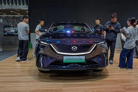 MAZDA Makes its Debut at the 23rd Changchun Auto Expo Fotos de archivo