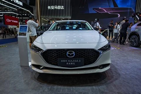 MAZDA Makes its Debut at the 23rd Changchun Auto Expo Fotos de archivo