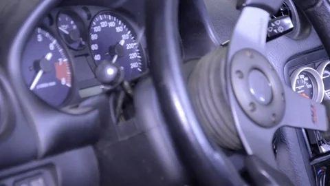Mazda mx5 miata tacho tachometer Stock Footage 84297683