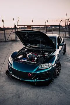 Mazda RX8 4G63 Stock Photos
