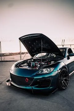 Mazda RX8 4G63 Stock Photos