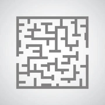 Maze against Stock Illustration