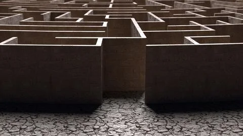 Maze Background Ilustración de archivo