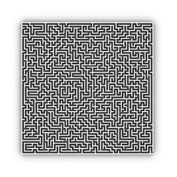 Maze, computer artwork 스톡 일러스트