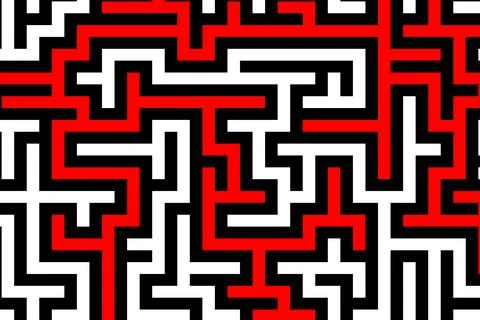 Maze design background Stock Illustration