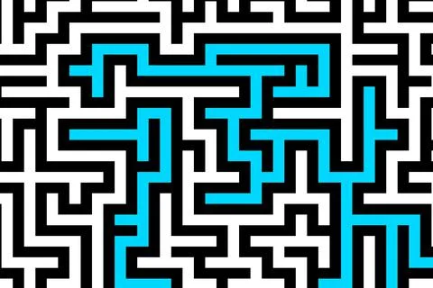 Maze design background Stock Illustration