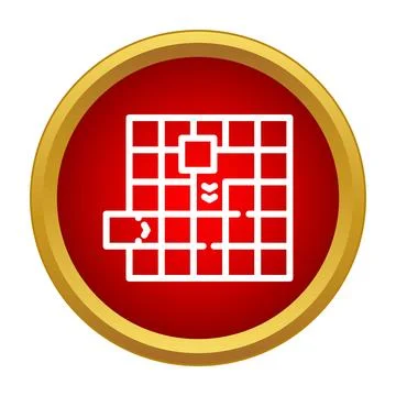 Maze game plan strategy path finding solution Stockillustratie