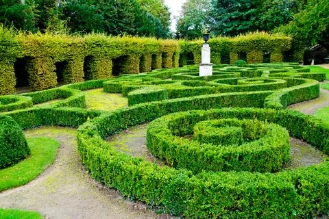 Maze garden Stock Photos