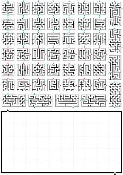 Maze Generator DIY Stock Illustration
