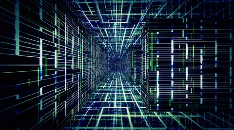 A Maze of Grids, Grid 3020 - HD, 4K Stock Footage 45154741